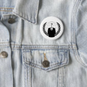 Anoniem patriottisme ronde button 5,7 cm (In situ)