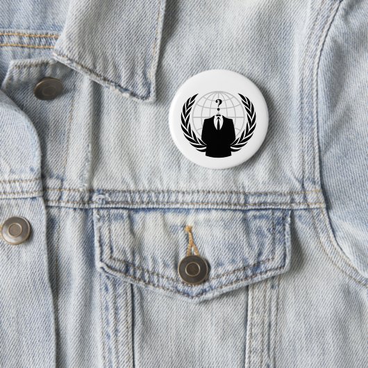 Anoniem patriottisme ronde button 5,7 cm (In situ)