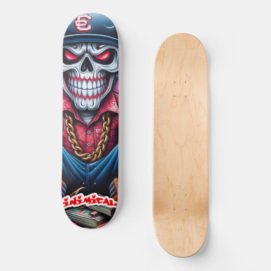 anoniem persoonlijk skateboard (Voorkant)