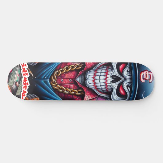 anoniem persoonlijk skateboard (Horizontaal)