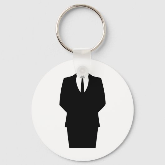 anoniem pictogram internet 4chan SA Sleutelhanger (Voorkant)