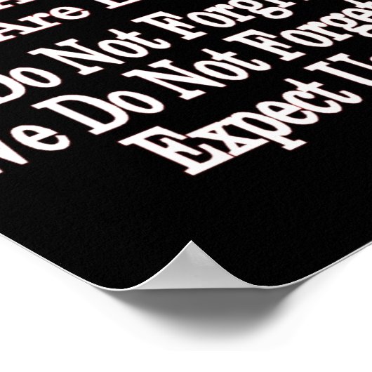 Anoniem Poster (Hoek)