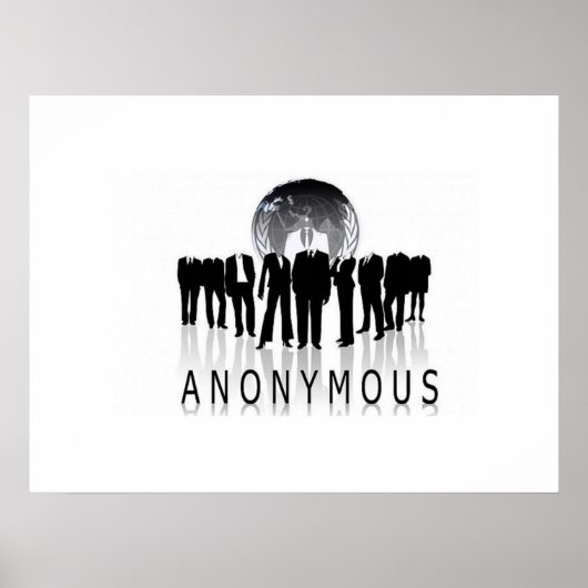 anoniem poster (Voorkant)