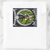 Anoniem Rechthoekige Sticker (Tas)