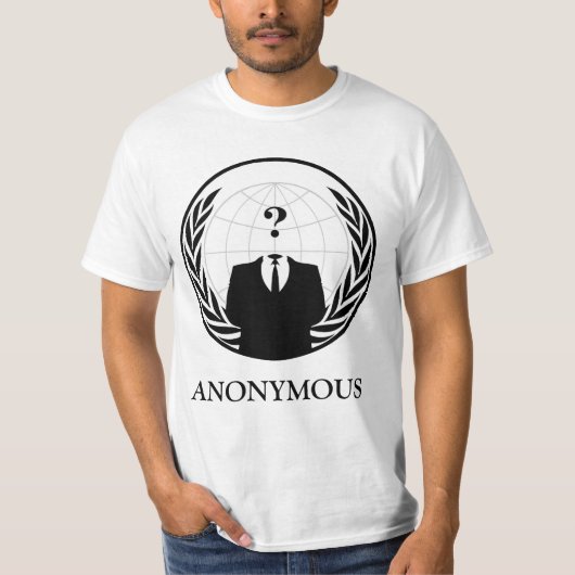 Anoniem T-shirt (Voorkant)