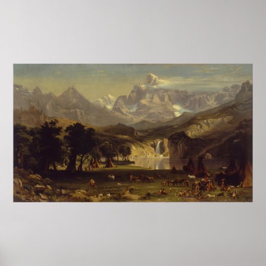 Anoniem voor Albert Bierstadt Poster (Voorkant)