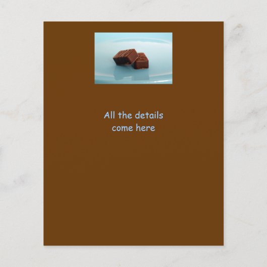 Anonieme bijeenkomsten van Chocoholica Flyer (Achterkant)