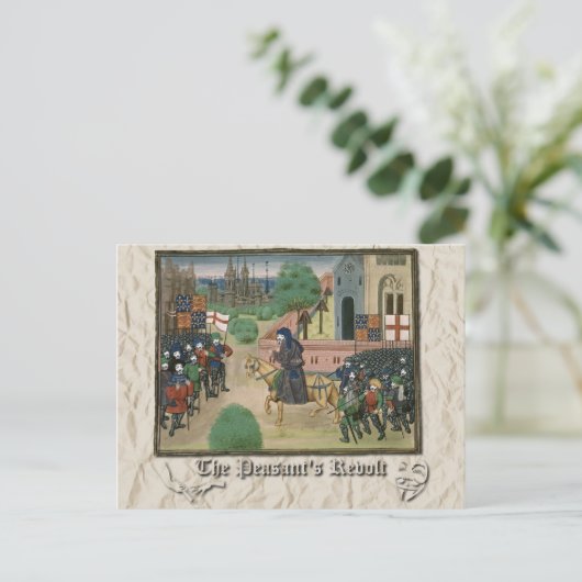 Anonieme: De opstand van de boeren Briefkaart (Staand voorkant)