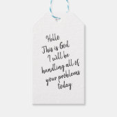 Anonieme Geschenken van Aanmoediging, Christelijk Cadeaulabel (Voorkant)