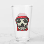Anonieme Hacker Skull Glas (Achterkant)