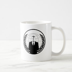 Anonieme internationale Logo Koffiemok