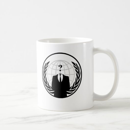 Anonieme internationale Logo Koffiemok (Rechts)