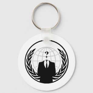 Anonieme internationale Logo Sleutelhanger