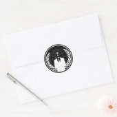 Anonieme Internationale Zwarte Sticker (Envelop)