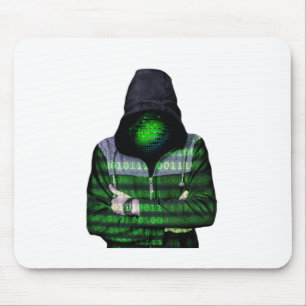 Anonieme internethacker muismat