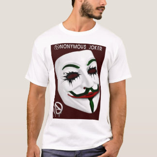 Anonieme joker t-shirt