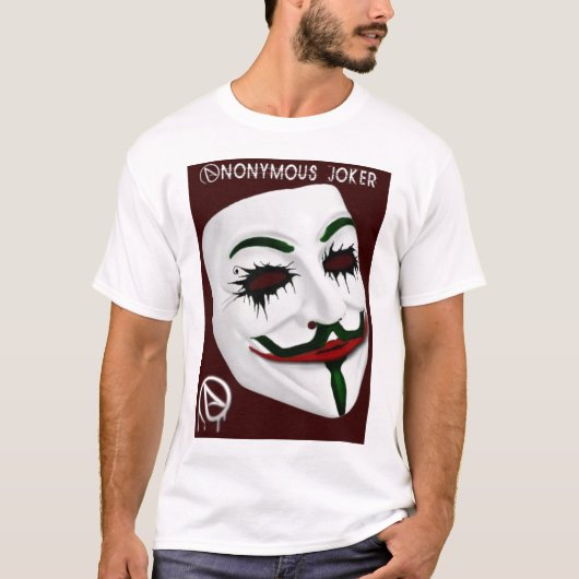 Anonieme joker t-shirt (Voorkant)