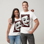Anonieme joker t-shirt (Unisex)