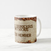 Anonieme koffie-drinkers koffiemok (Voorkant rechts)