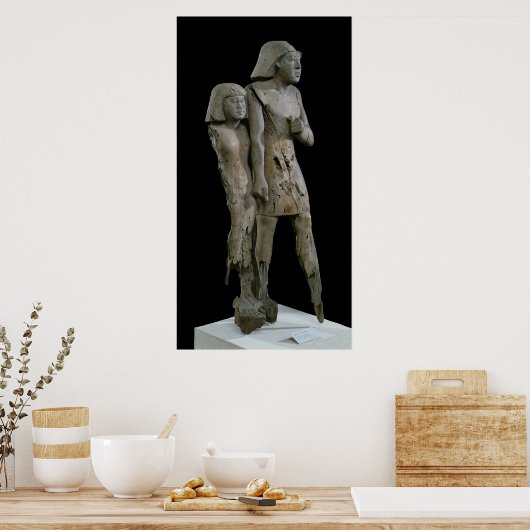 Anonieme koppel gekend als Memphis Couple Poster (Keuken)