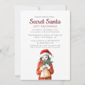 Anonieme Masker I Geheime Kerstfeest Kaart (Voorkant)