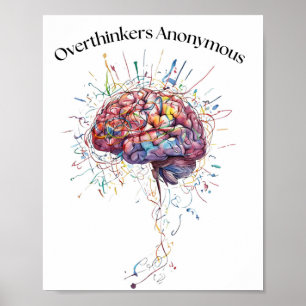 Anonieme Overdenkers – Gedachtenspiraal HQ Poster