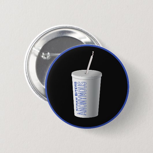 Anonieme rietbiters ronde button 5,7 cm (Voorkant /achterkant)