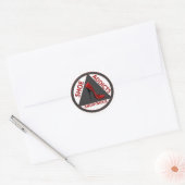 Anonieme schoenadviezen ronde sticker (Envelop)