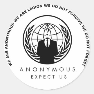 Anonieme sticker