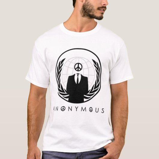 Anonieme vrede t-shirt (Voorkant)