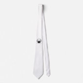 Anonieme witte Stropdas (logo) (Voorkant)