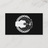 Anonieme zeehond visitekaartje (Achterkant)