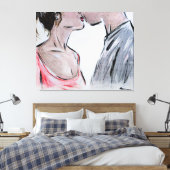 Anoniemen twee 2 canvas afdruk (Insitu (Slaapkamer))