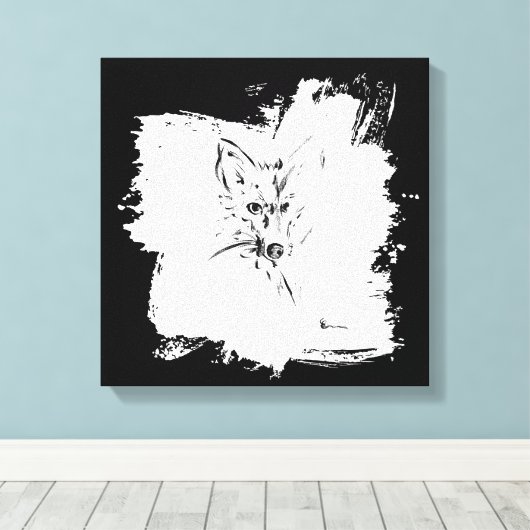 Anonimal 1 canvas afdruk (Insitu (Houten vloer))