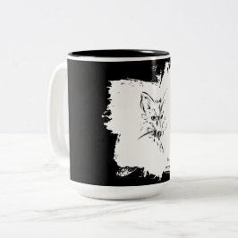 Anonimal 1 tweekleurige koffiemok