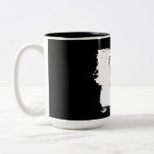 Anonimal 1 tweekleurige koffiemok (Links)