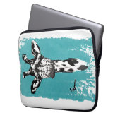 Anonimal 2 variatie laptop sleeve (Voorkant Links)