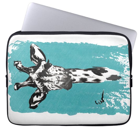 Anonimal 2 variatie laptop sleeve (Voorkant)