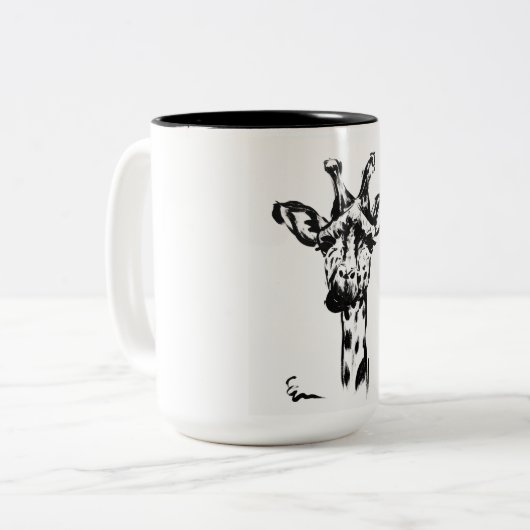 Anonimal II Tweekleurige Koffiemok (Voorkant links)