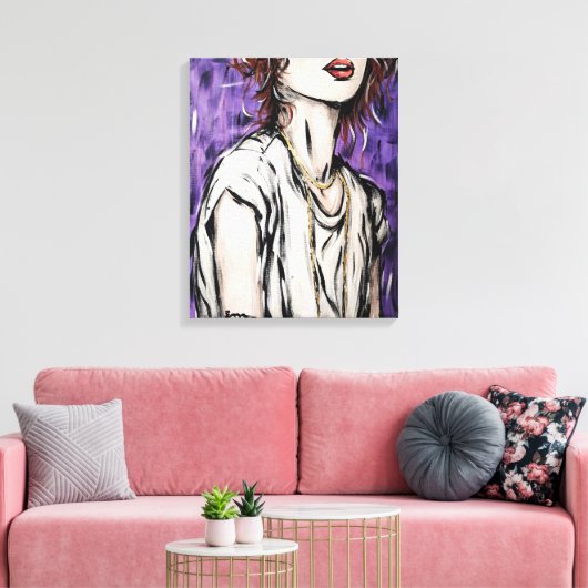 Anonimiteit 1 canvas afdruk (Insitu (Woonkamer))