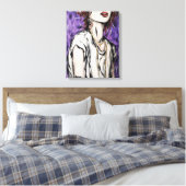 Anonimiteit 1 canvas afdruk (Insitu (Slaapkamer))