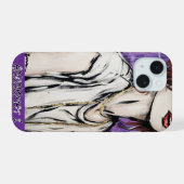 Anonimiteit 1 iPhone 15 case (Achterkant horizontaal)