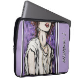 Anonimiteit 1 laptop sleeve (Voorkant Rechts)