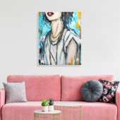 Anonimiteit 2 canvas afdruk (Insitu (Woonkamer))