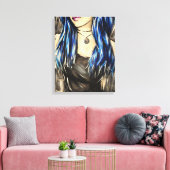Anonimiteit 4 canvas afdruk (Insitu (Woonkamer))