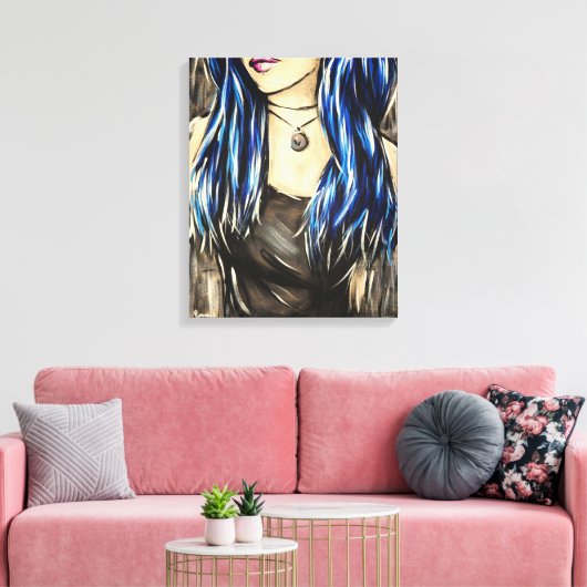 Anonimiteit 4 canvas afdruk (Insitu (Woonkamer))