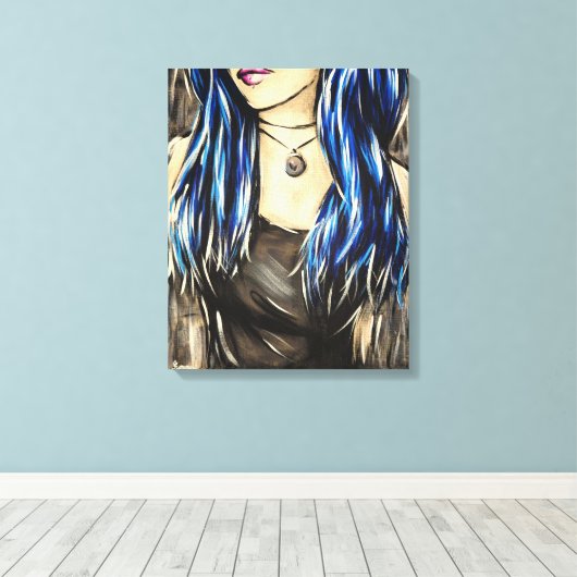 Anonimiteit 4 canvas afdruk (Insitu (Houten vloer))