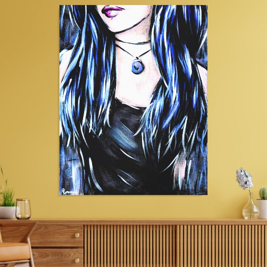 Anonimiteit 4 canvas afdruk (Insitu (Woonkamer))