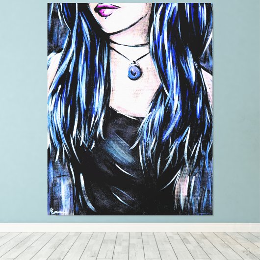 Anonimiteit 4 canvas afdruk (Insitu (Houten vloer))