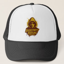 Anonimiteit Bruh LOGO - Trucker Pet